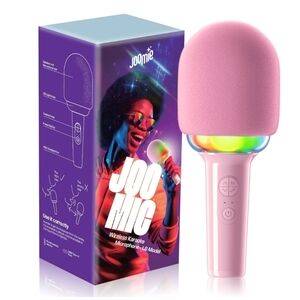 Joomie Kids Wireless Pink Karaoke Microphone